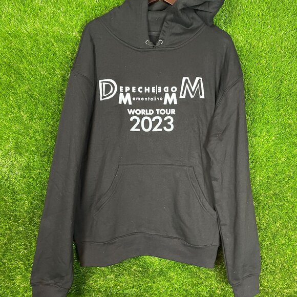 Depeche Mode Vintage Style Rock Hoodie size Large - Picture 1 of 6